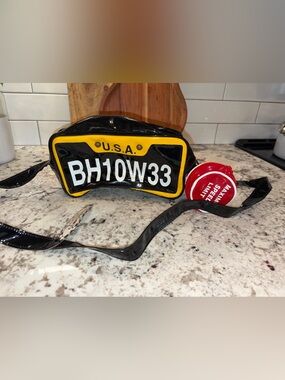 B.H. Smith Traffic Stoppers License Plate Fanny Pack Black (New w/ Tags)